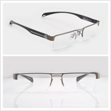 Quadros de óculos metálicos Óculos de meia moldura P9854 Quadros de óculos para homens (P9854)